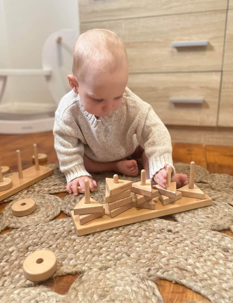 Beleduc - WOODEN GEOMETRIC GAME Toys & Games