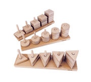 Beleduc - WOODEN GEOMETRIC GAME Toys & Games