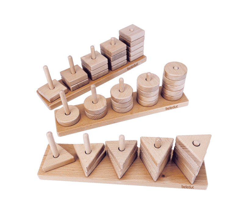 Beleduc - WOODEN GEOMETRIC GAME Toys & Games
