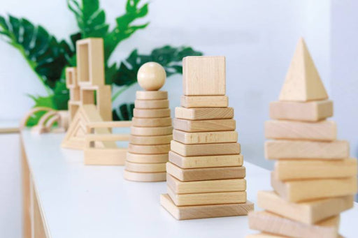 Beleduc - WOODEN STACKING GAME Toys & Games