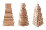 Beleduc - WOODEN STACKING GAME Toys & Games