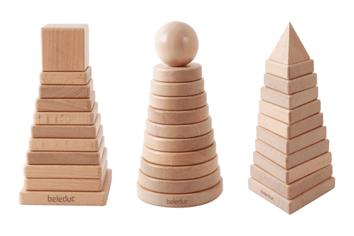 Beleduc - WOODEN STACKING GAME Toys & Games