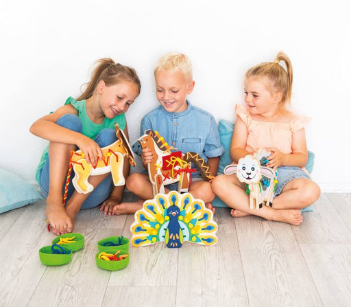 Beleduc - XXL THREAD ANIMALS Games & Toys