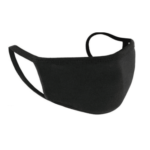 Belmonda - Face Mask Black Washable Fabric with Filter Pocket - DISCONTINUE Health & Beauty
