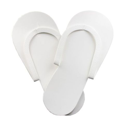 Belmonda - Pedi Slipper Foam (White/Blanc)/Pantoufles pour Pedicure Apparel & Accessories