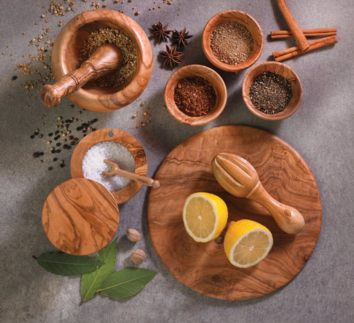 Berard - Mortar & Pestle Set 13cm/5", Olivewood Home & Kitchen