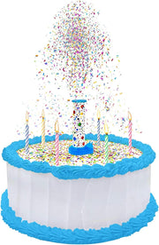 Party Popper Cake Topper decorating a cake