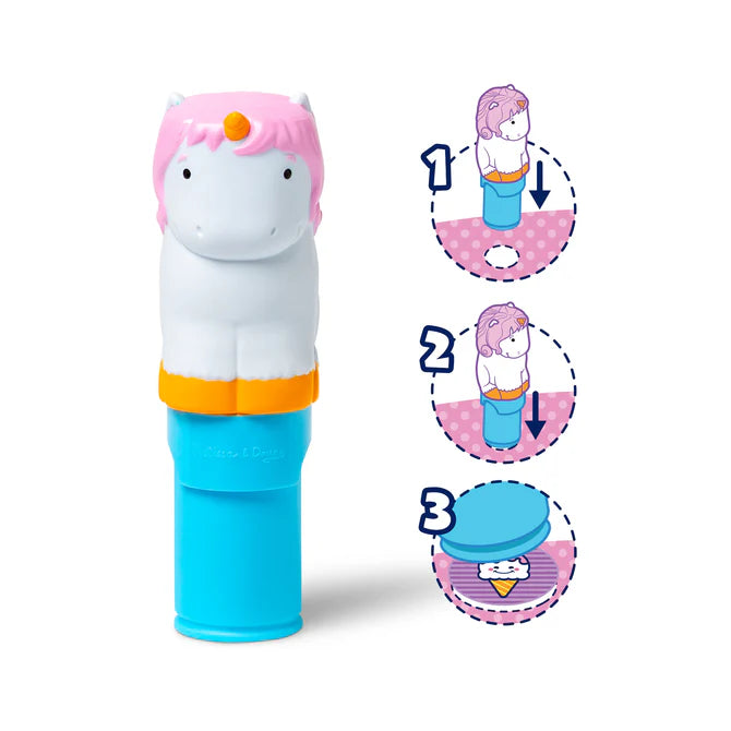 Melissa & Doug - Sticker WOW!™ Activity Pad & Sticker Stamper - Unicorn
