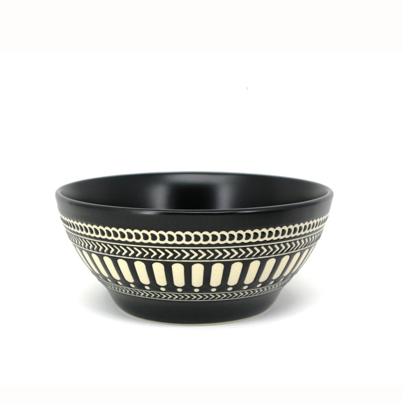BIA - BATIK Bowl - 16cm (700ml) Home & Kitchen Black