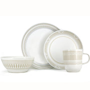 BIA - BATIK Ceramic Dinner Plate Home & Kitchen White