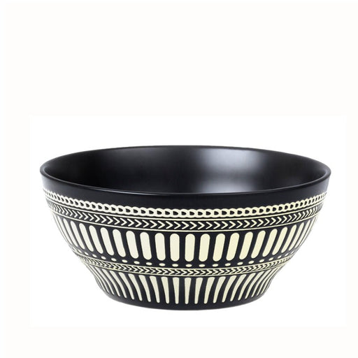 BIA - BATIK Serving Bowl - 20cm (1.5L) Home & Kitchen Black