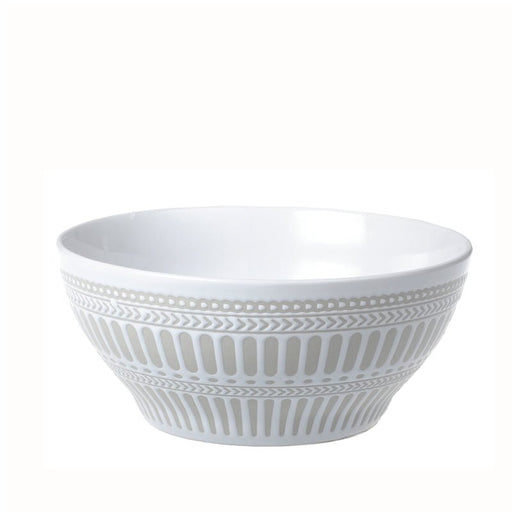 BIA - BATIK Serving Bowl - 20cm (1.5L) Home & Kitchen White