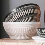 BIA - BATIK Serving Bowl - 20cm (1.5L) Home & Kitchen White