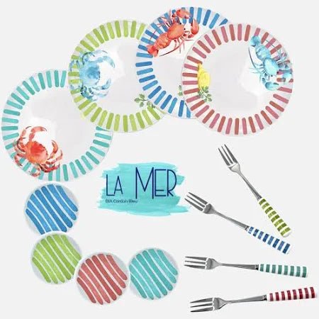 BIA - LA MER Seafood Forks Home & Kitchen
