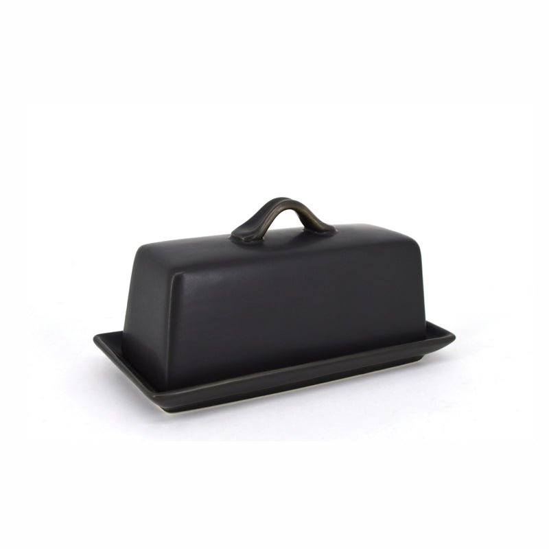 BIA - PARK WEST Butter Dish Home & Kitchen Black