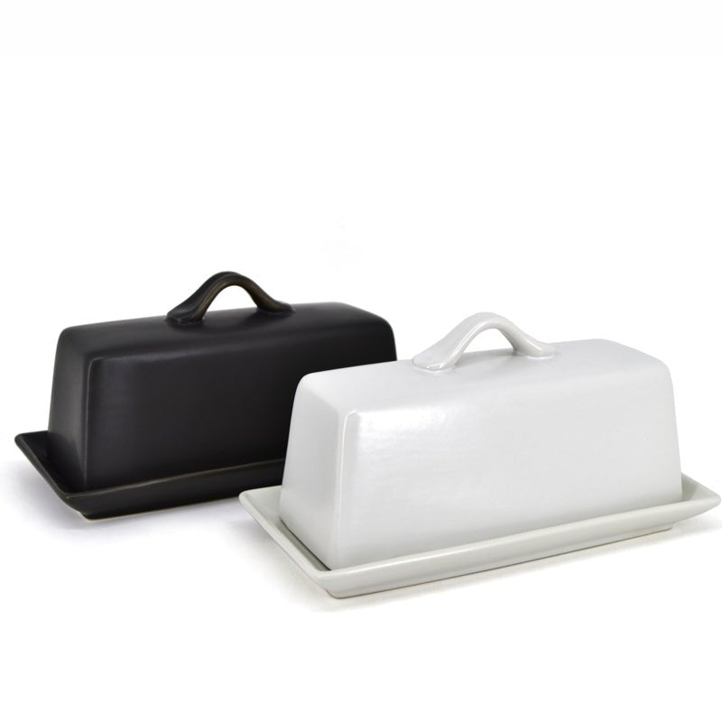 BIA - PARK WEST Butter Dish Home & Kitchen White