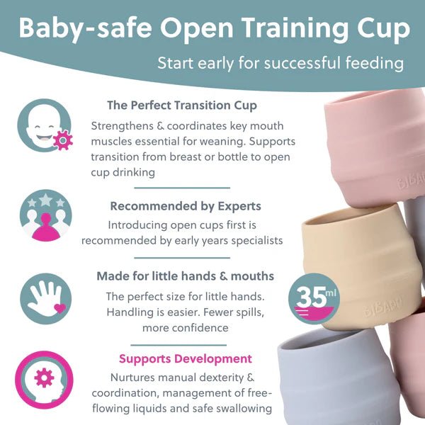 Bibado - Sippit™ Silicone Trainer Cup 2 - Pack Mother & Baby Mist