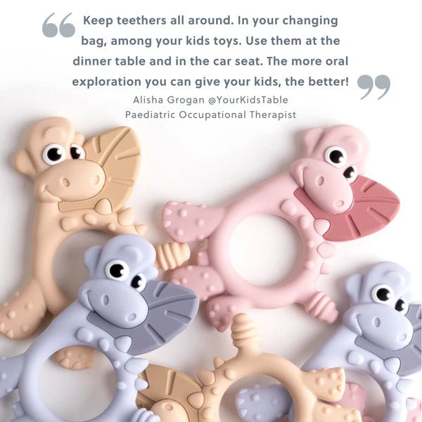 Bibado - Teething Toy: Dotty the Dinosaur™ Mother & Baby Fawn