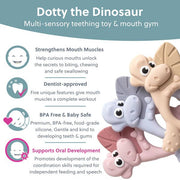 Bibado - Teething Toy: Dotty the Dinosaur™ Mother & Baby Fawn