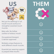 Bibado - Teething Toy: Dotty the Dinosaur™ Mother & Baby Fawn