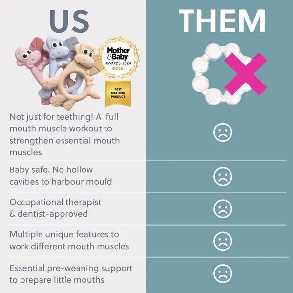 Bibado - Teething Toy: Dotty the Dinosaur™ Mother & Baby Fawn