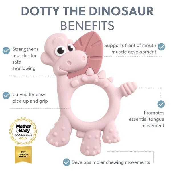 Bibado - Teething Toy: Dotty the Dinosaur™ Mother & Baby Fawn