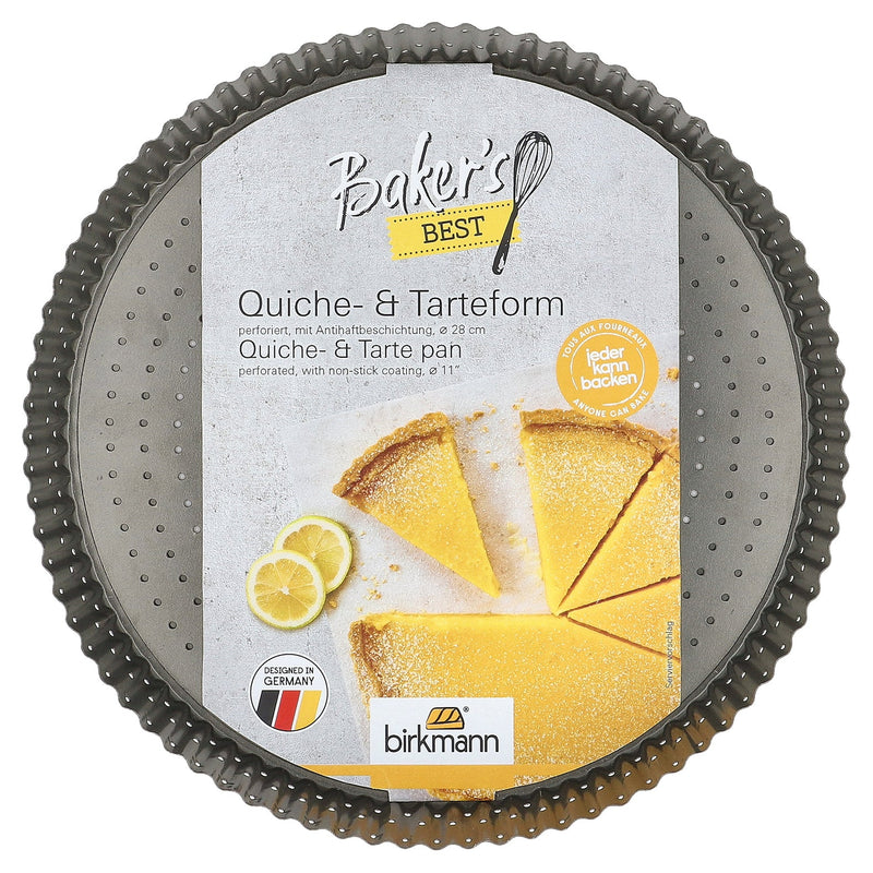 BIRKMANN - Bakers Best Tarte Pan Round 28 cm / 11 in Home & Kitchen