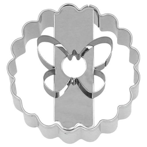 Birkmann - Cookie Cutter - Linzer Butterfly Doublesided with Banderol Home & Kitchen