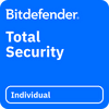 BitDefender - Total Security Software 5 - Device, 1 - Year with VPN Electronics