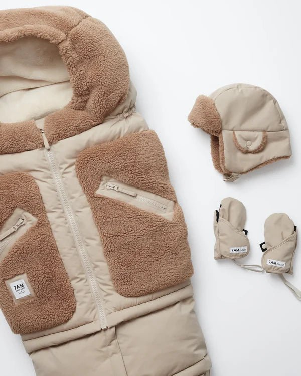 Blanket 212 evolution - Cappuccino Appliqué - 6M - 4T - OatCacao Mother & Baby