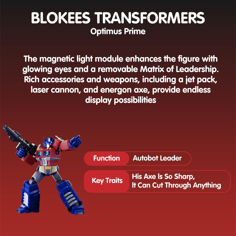 BLOKEES - TRANSFORMERS - ACTION EDITION - OPTIMUS PRIME Games & Toys