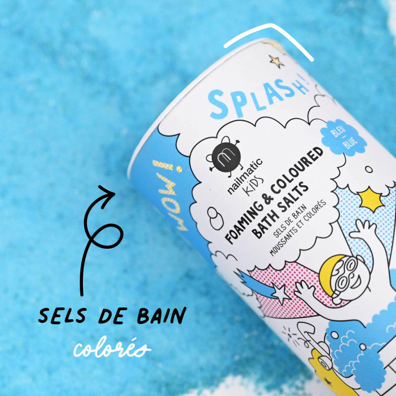 Nailmatic - Coloured Bath Salts - Blue