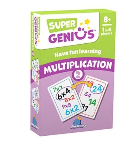 Blue Orange - Super Genius Multiplication 2 Games & Toys