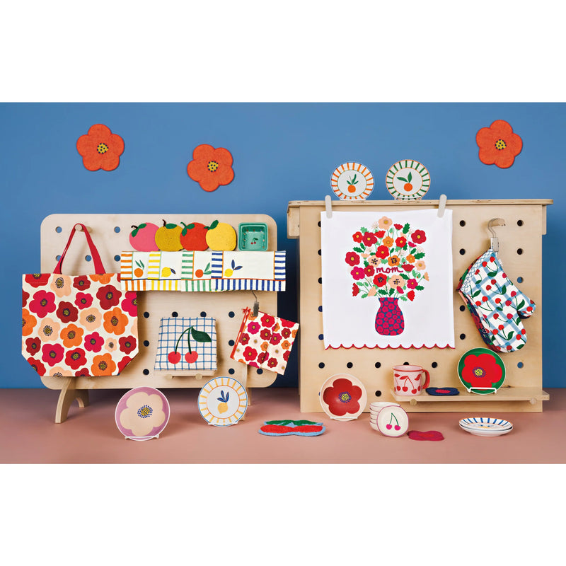 Jubilee - Set/4 Appie Plates Poppy