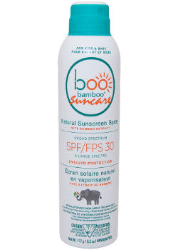 Boo Bamboo - Kids &Baby Spf30 Sunscreen Spray - 177g - Limolin 