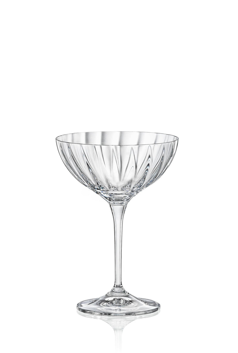 Bohemia Crystal - Kate Optic Cocktail Coupe 210ml x6 Home & Kitchen