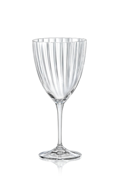 Bohemia Crystal - Kate Optic Wine 400ml x6 Home & Kitchen