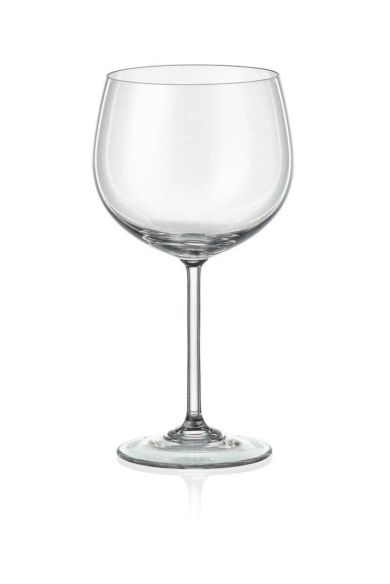 Bohemia Crystal - Peony Wine Glass (Set of 6) Home & Kitchen