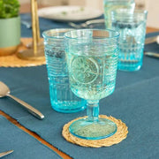 Bormioli Rocco - Romantic Light Blue Wine/Water x4 - 320ml Home & Kitchen