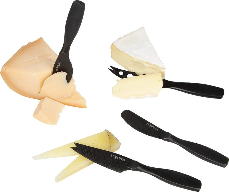 Boska - Monaco+, Cheese Knife Set, Small, Black