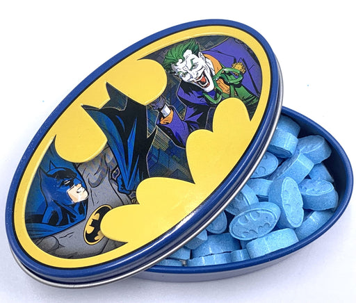 Boston America - Batman Nemesis - Sour Blue Raspberry Candy TIN Food & Candy