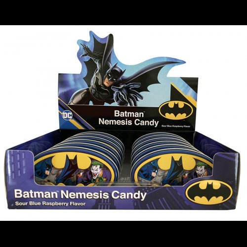 Boston America - Batman Nemesis - Sour Blue Raspberry Candy TIN Food & Candy