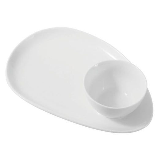 BOWRING - CALLIOPE - 2pc Chip & Dip | 28 cm / 11 in Home & Kitchen