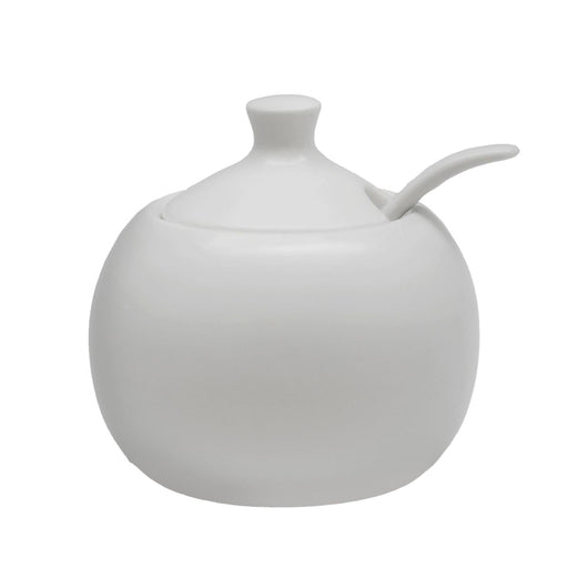 BOWRING - DAPHNE - Sugar Bowl - with Lid & Spoon | 225 ml / 7.6 oz Home & Kitchen