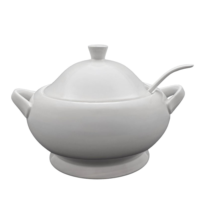 BOWRING - GREYSON - Soup Tureen with Ladle | 3L / 3qt Home & Kitchen