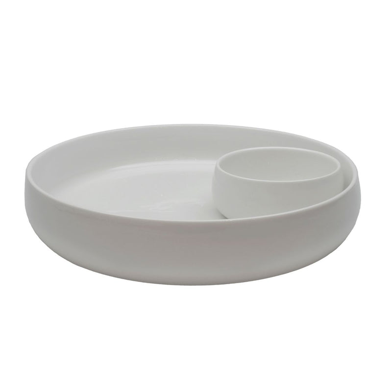 BOWRING - JESSICA - Round - Chip & Dip | 31.5 cm / 12.5 in Home & Kitchen