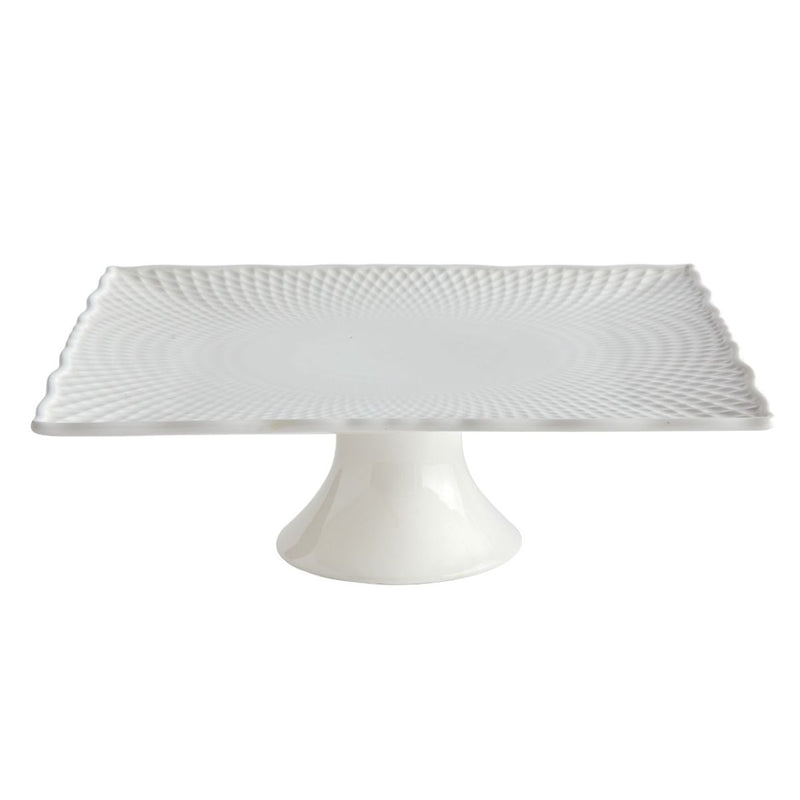 BOWRING - KARISMA - Square Footed Plate | 8.5 in Home & Kitchen