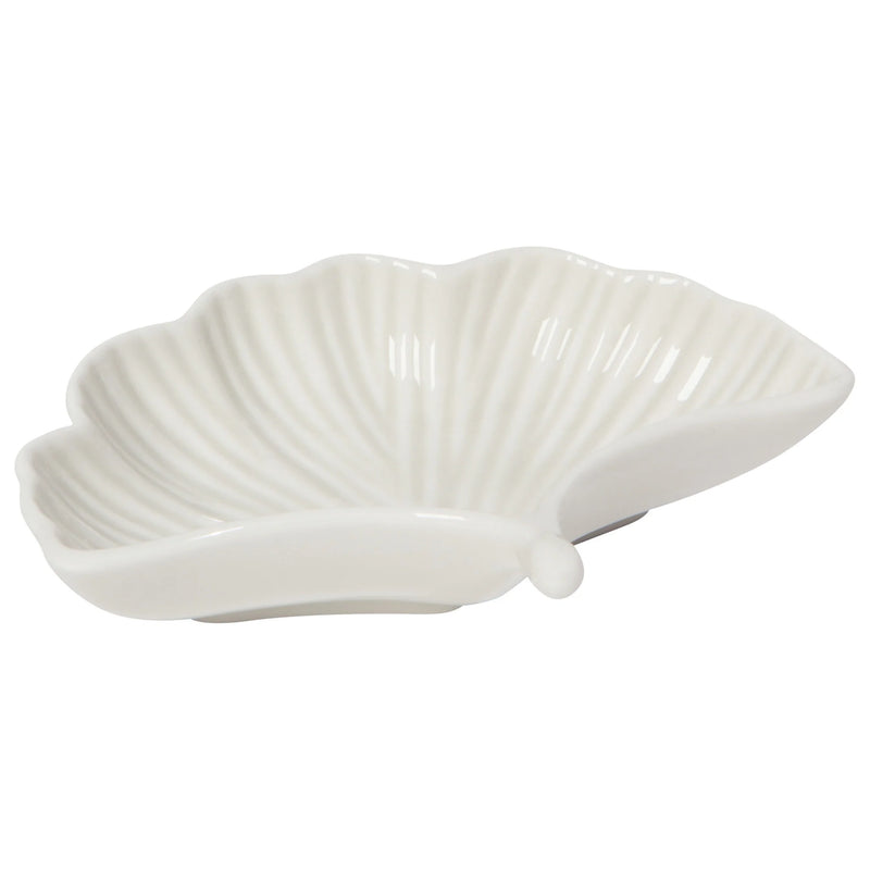 Heirloom - Set/4 Dip Dish Ginkgo Oyster