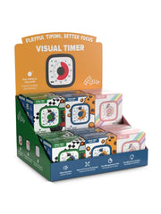 BRAINSTREAM - Visual Timer Kids Clock Assorted CDU Toys & Games