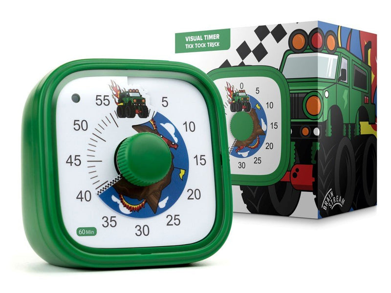 BRAINSTREAM - Visual Timer Kids Clock Assorted CDU Toys & Games